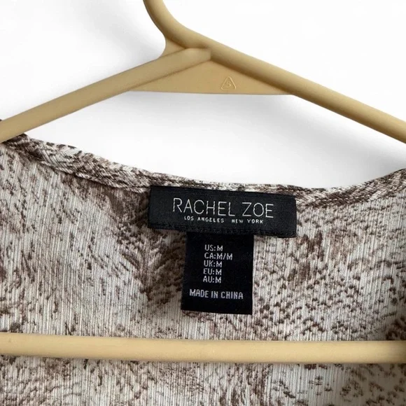 Rachel Zoe Patterned Ruffle Blouse - Picture 2 of 2